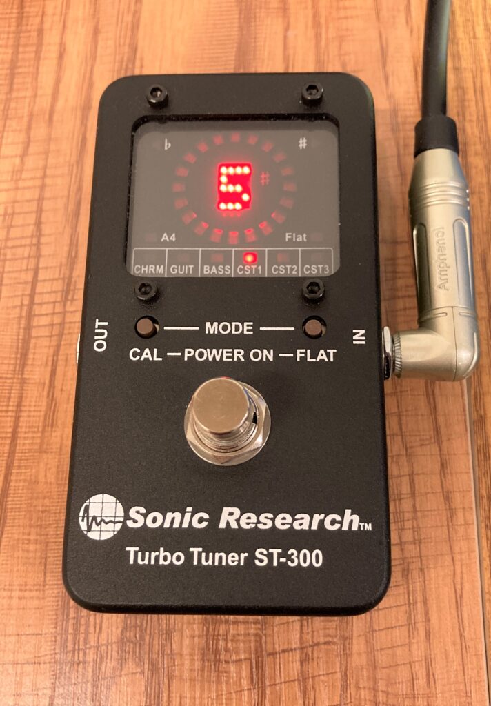 Sonic Research Turbo Tuner ST-300 のレビュー - うさりーにょの音楽雑記