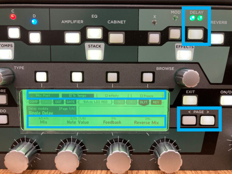 Kemperの設定 ディレイ Delay編 音質向上記